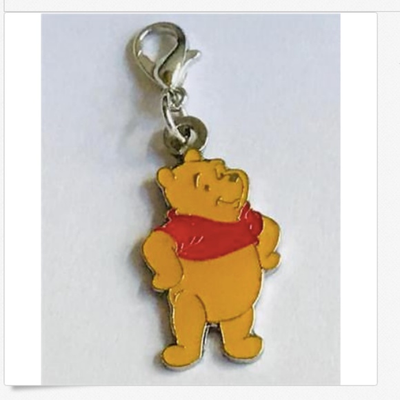 Disney Winnie the Pooh Bear Charm Zipper Pull Tag - Picture 1 of 8